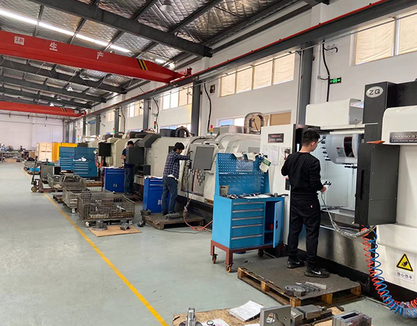 Machining center workshop